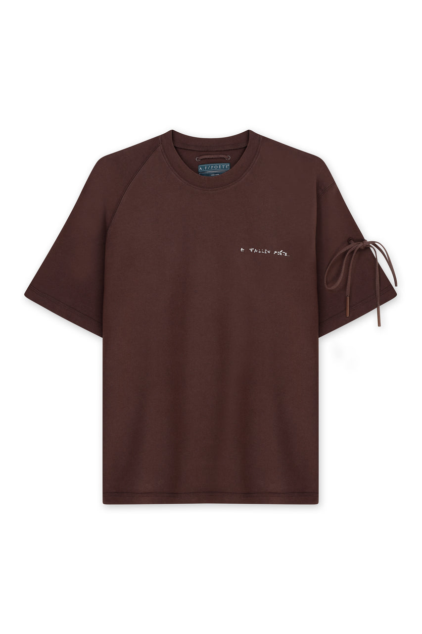 HAND EMBROIDERED EARTH TEE